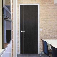 JB KIND Eco Colour Argento Ash Grey Flush Painted Fire Door is Pre-finished, 30 Minute Fire Rated