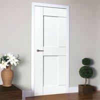 JBK Symmetry Eccentro White Primed Panel Door