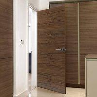 JBK Fernor Walnut Veneer Flush Fire Door is Pre-Finished and 1/2 Hour Fire Rated