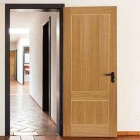 JBK Roma Lucina Oak Flush Fire Door is Pre-Finished and 1/2 Hour Fire Rated