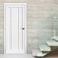 JB KIND Jamaica Fire Door is White Primed and 1/2 Hour Fire Rated