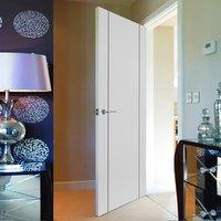 JB KIND Eco Colour Parelo White Flush Door, 1/2 Hour Fire Rated, Pre-finished