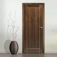 jbk vina walnut fire door with oak inlays is pre finished and 12 hour  ...