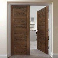 JBK Tigris Walnut Veneered Door Pair is Pre-finished