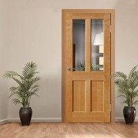 JBK River Oak Traditional Severn Door - Clear Safety Glass