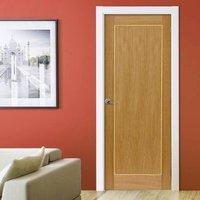 JBK Roma Diana Oak Flush Fire Door is Pre-Finished and 1/2 Hour Fire Rated