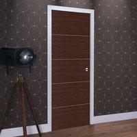 JB KIND Eco Colour Wenge Flush Door is Pre-finished