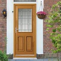 jbk exterior burgundy oak door frame kit therm l zinc camings tri glaz ...