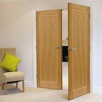 JBK Roma Diana Flush Door Pair is Pre-Finished