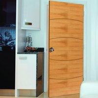 JBK Elements Sol Flush Oak Veneered Fire Door is Pre-finished and 30 Minute Fire Rated