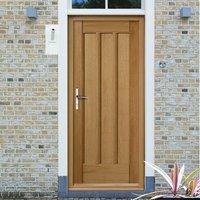 JBK Exterior Ullswater Oak Door & Frame Kit - Therm L