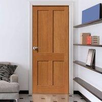 jbk rushmore oak door with flat panels
