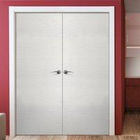 jbk ripple textured flush fire door pair 30 minutes fire rated