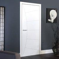 JB KIND Limelight Elektra White Primed Flush Door