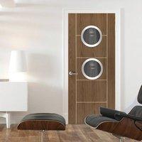 jbk porthole 2 eco colour mocha soft walnut painted door pre finished