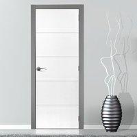 JBK Door Set Kit Limelight Adelphi White Primed Flush Door