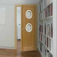 jbk porthole 2 roma diana oak door is pre finished