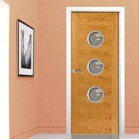 jbk porthole 3 brisa ostria oak door is pre finished