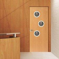 JBK Porthole 3 SP Beech Door, Pre-Finished