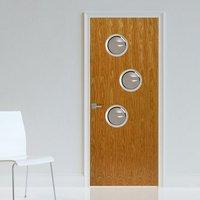 jbk porthole 3 sp oak door pre finished