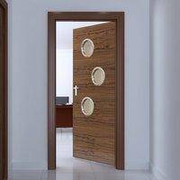 jbk porthole 3 sp fernor walnut veneer door is pre finished