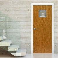 JBK Square 1 Oak Door, Pre-Finished