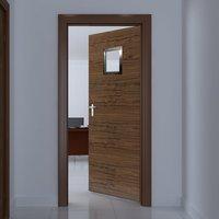 JBK Square 1 Fernor Walnut Veneer Door is Pre-Finished