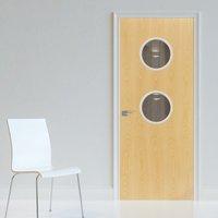 JBK Porthole 2 Ash Door is Pre-Finished