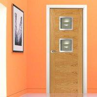 JBK Square 2 Brisa Ostria Oak Door is Pre-finished