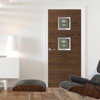 jbk square 2 fernor walnut veneer door is pre finished