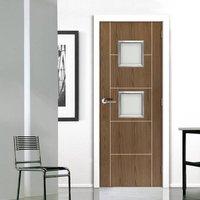 JBK Square 2 Eco Colour Mocha Soft Walnut Painted Door, Pre-finished