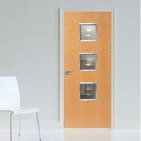 JBK Square 3 Beech Door, Pre-Finished