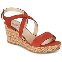 jb martin dayane womens sandals in red