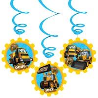 jcb party hanging swirl decorations