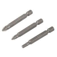 JCB Flat Pack Screwdriver Bit 50mm Set of 3