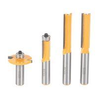 JCB 12.7mm Shank Router Bit Set of 4