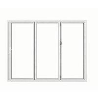 jci aluminium folding door set white right opening 2090 x 2090mm