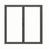 Jci Aluminium Folding Door Set Grey Left Opening 2090 x 1790mm