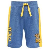 jcb boys cotton rich blue elasticated waistband yellow quilted panel j ...