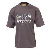 JCB Grey Heritage T-Shirt Large