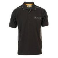 JCB Black Fenton Polo Shirt Small