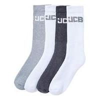 jcb pack of 4 leisure socks