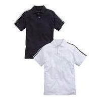 jcm sports pack of two polo shirts