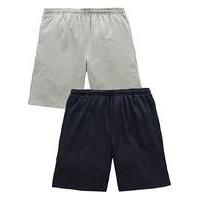 jcm sports pack of 2 fleece shorts