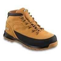 JCB Honey Nubuck Leather Steel Toe Cap 3Cx Boots Size 6