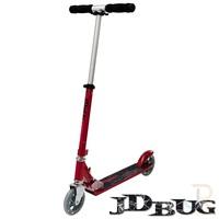 jd bug folding scooter street ms150 red glow pearl