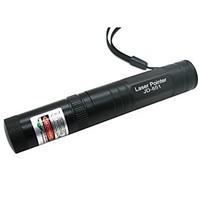 JD851 Green Beam Laser Pointer Pen (5MW, 532nm, 1x16340 Charger, Black)