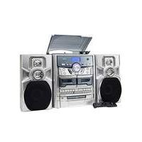 JDW Midi System with Turntable - Silver