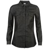 jdy spencer denim long sleeve shirt