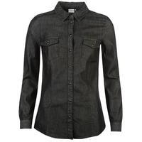 jdy spencer denim long sleeve shirt